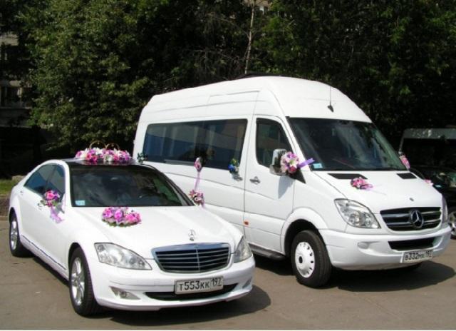 Заказ микроавтобусов на свадьбу